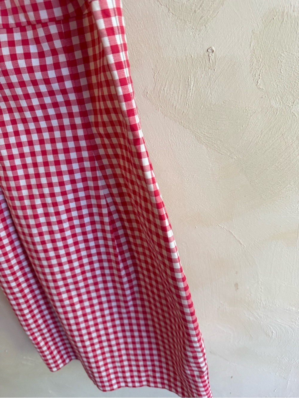 Guess Los Angeles | Red Gingham | Mini Dress Sweetheart | Sz 2 - Picture 5 of 13